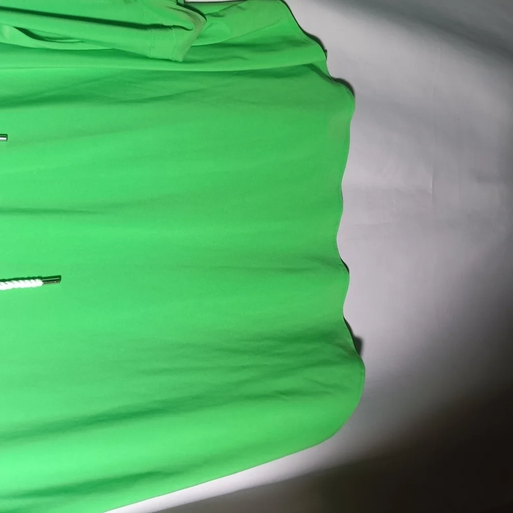Slimfactor Vibrant Green Lace-Up Top